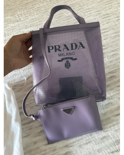 Borsa Prada Tote con paillettes