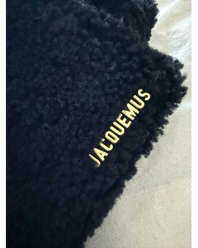 Jacquemus Le Bambidou nera – Borsa a spalla in pelliccia sintetica